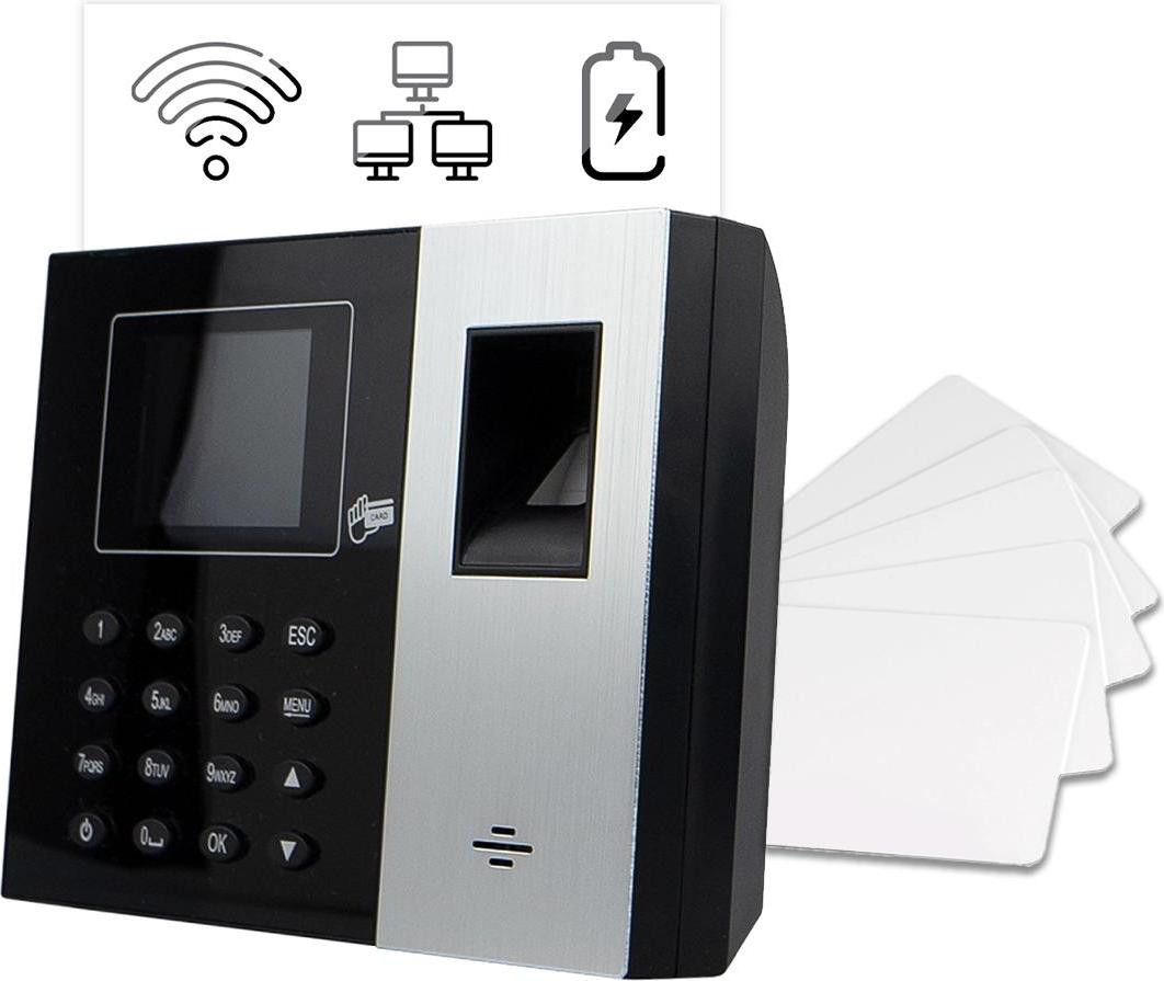 HDWR Global TimeLok-300NWEPBI Tijdregistreerapparaat met LAN, extra batterij en 15 sleutelhangers