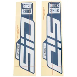 RockShox Dekor Set weiß glänzend