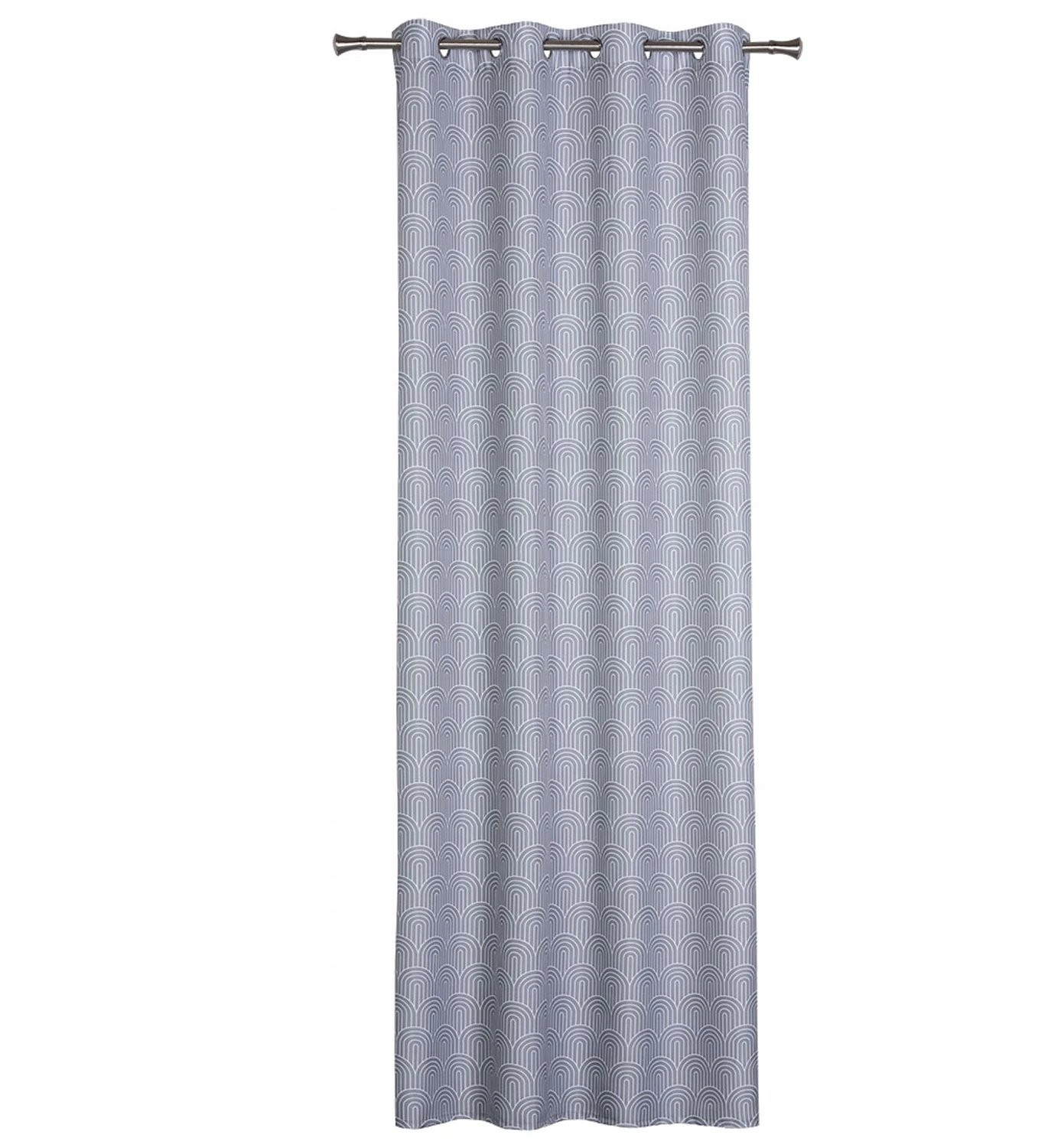 PULA Verduisterend Gordijn met Ringen - Grijs - 140 x 260 cm