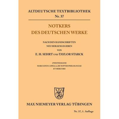 Notkers des Deutschen Werke, Taschenbuch von , De Gruyter, 978-3-11-048430-4