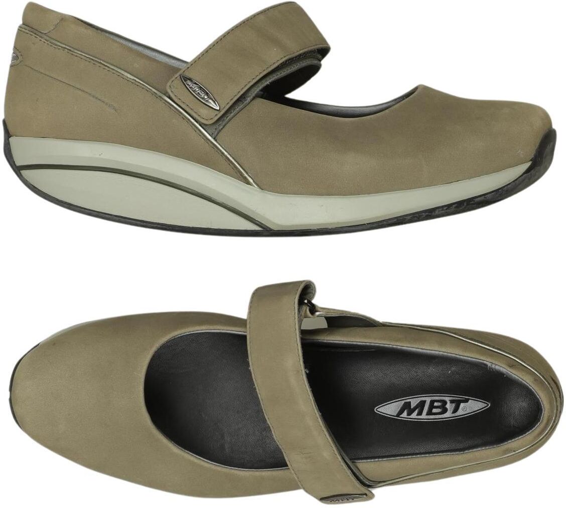 MBT Damen Halbschuh, Beige, Gr. EU 40, Leder - Second Hand