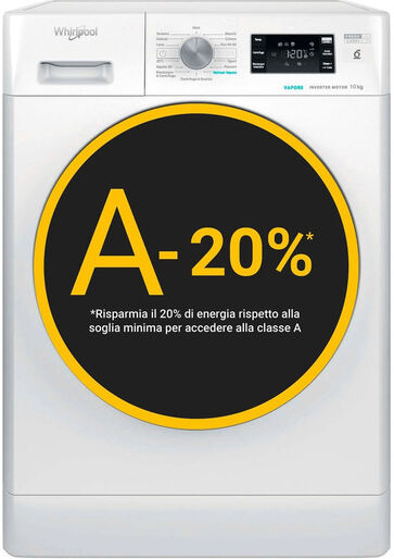 Whirlpool Lavatrice a libera installazione - FFB 1048 BSV IT Made in Italy
