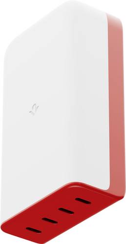 Twelve South PlugBug 120W USB-C Wall Cha USB Ladegerät 120W USB-C Weiß, Rot