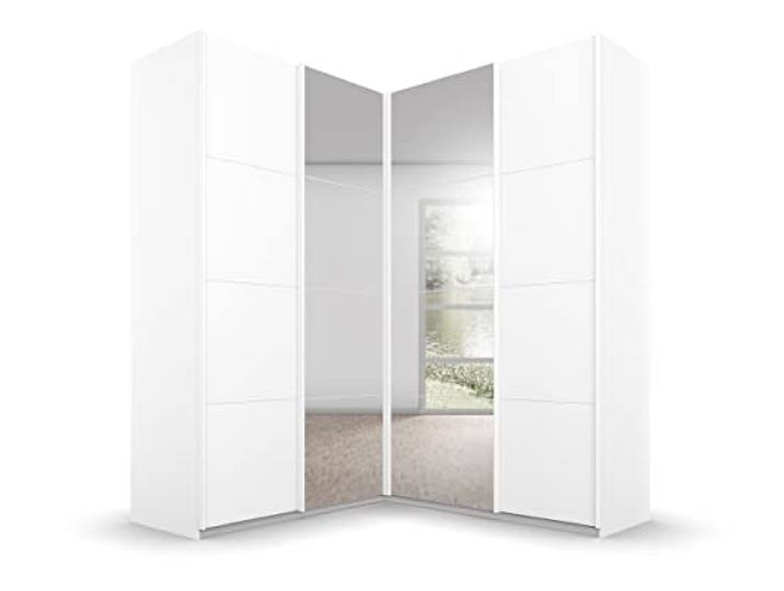 Rauch Möbel QUADRA, Eckschrank, Farbe Weiß, Breite 181 cm