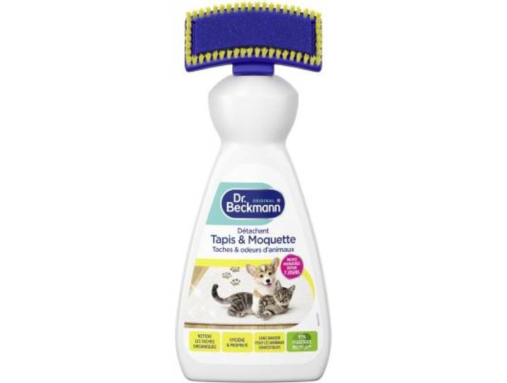Dr Beckmann - Détachant Textile Anti-Odeurs Animaux Tapis Moquette Brosse 500ml
