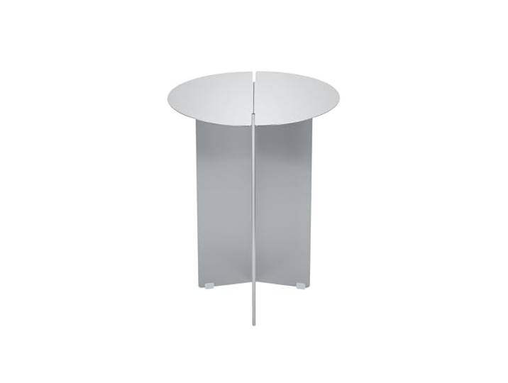 blomus Beistelltisch -ORU- Couchtisch aus Edelstahl matt Wohnzimmertisch modern & minimalistisch Größe S Ø 35 cm