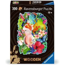 Ravensburger WOODEN Puzzle 12000760 - Exotische Vögel - 300 Teile