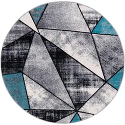Brilliant, Teppich, Designer Teppich Magic Rund (200 cm)