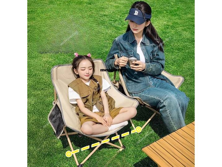 Chaises de camping jaunes pliables pour adultes, chaise de camping basse de voyage, chaises longues portables, Silla Playa Plegables, meubles