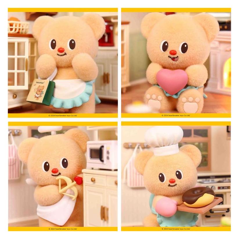 Funism Butterbear Operating Day Series Minifiguren 10 cm Display (8) (55681146)