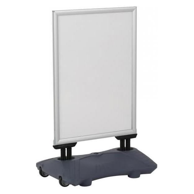 Update Displays Kundenstopper WindPro Lite silber DIN A1 2 Fächer (A1) (1154038)