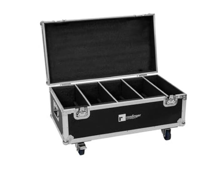 ROADINGER Flightcase 4x LED PLL-384 PRO Flightcase für 4 x LED PLL-384