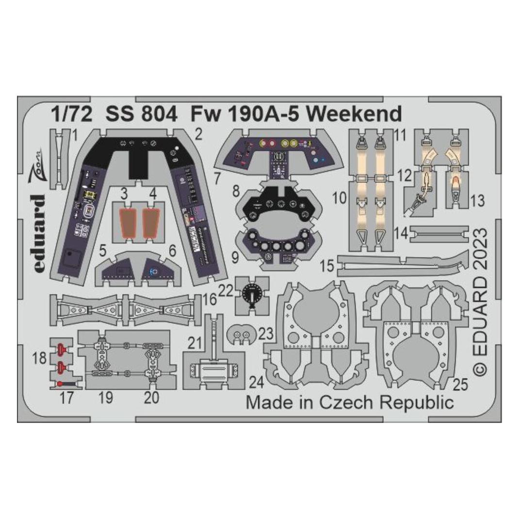 Eduard Fw 190A-5 Weekend 1/72 (SS804)