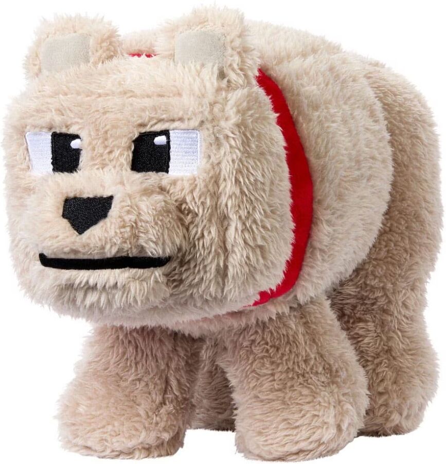 A Minecraft Movie Mjukisdjur Dennis The Wolf 20 Cm