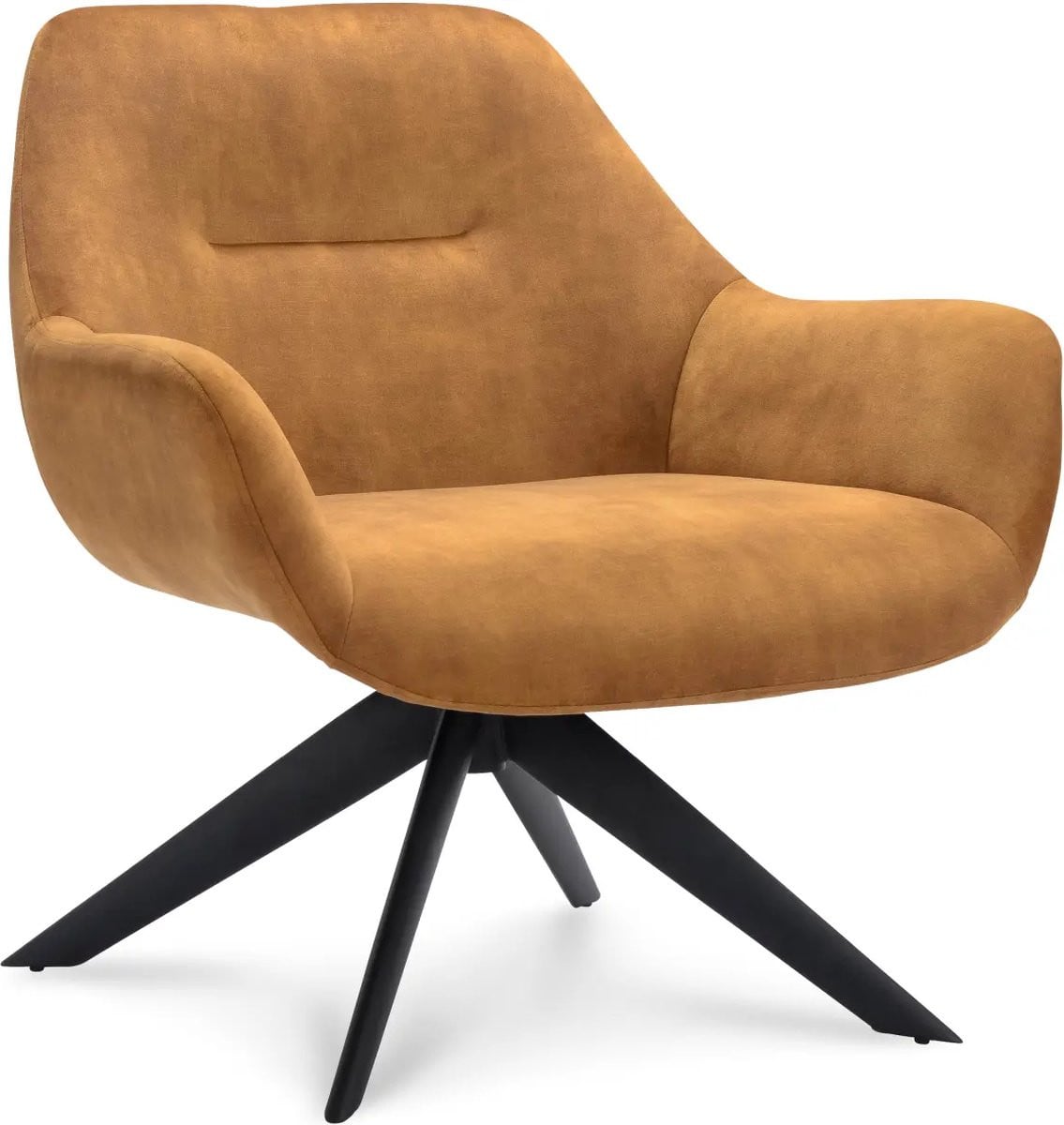 Decomeubel Fauteuil Vegas modern in kleur Cognac