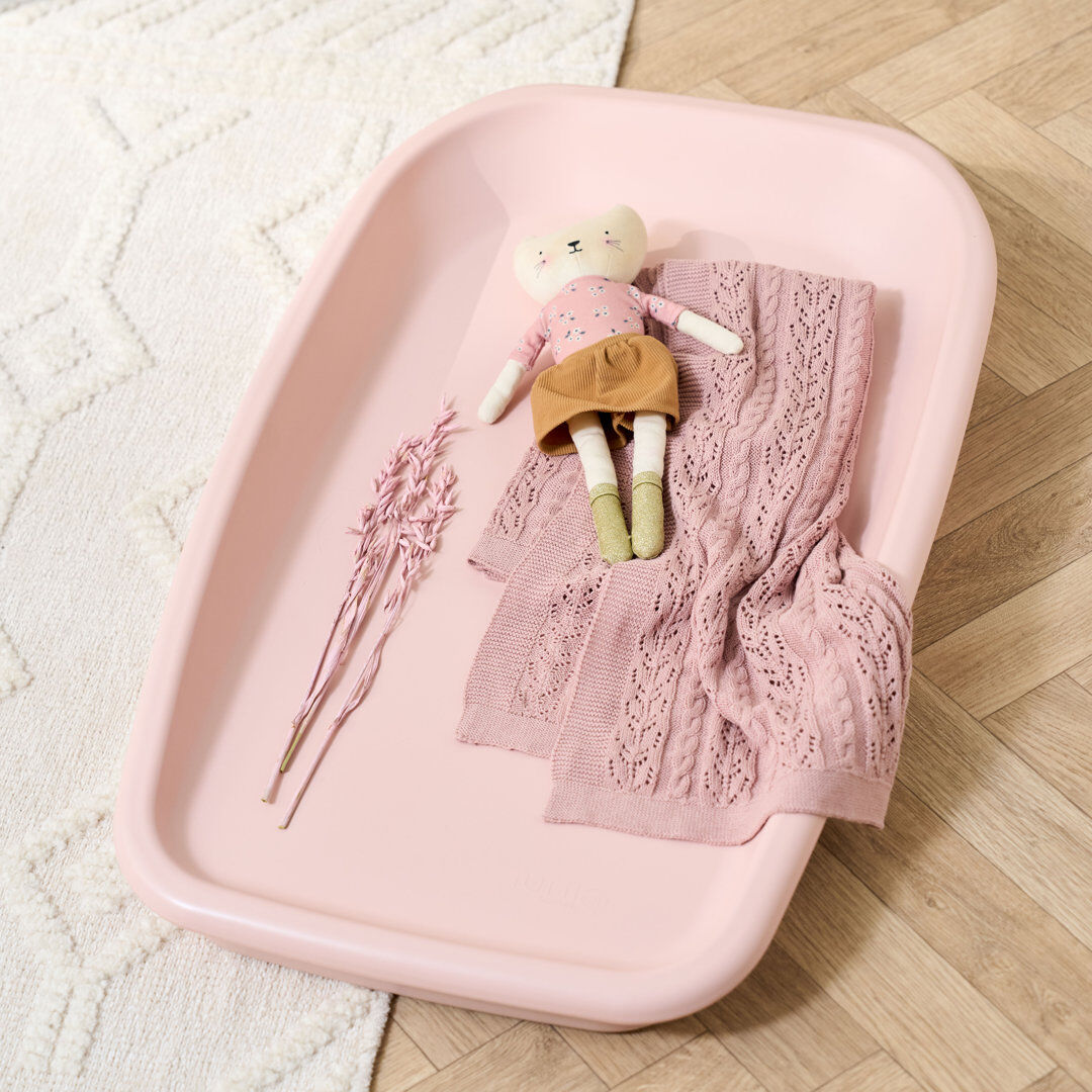 Tutti Bambini Cushi Baby Changing Mat Pink 243.84cm L X 132.08cm W