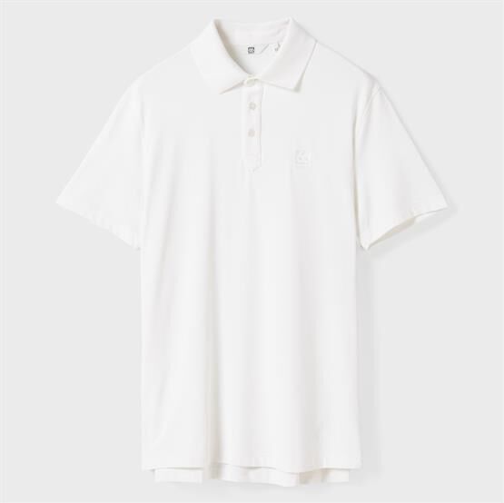 66°North Mens Polo T-Shirt, Bright White S