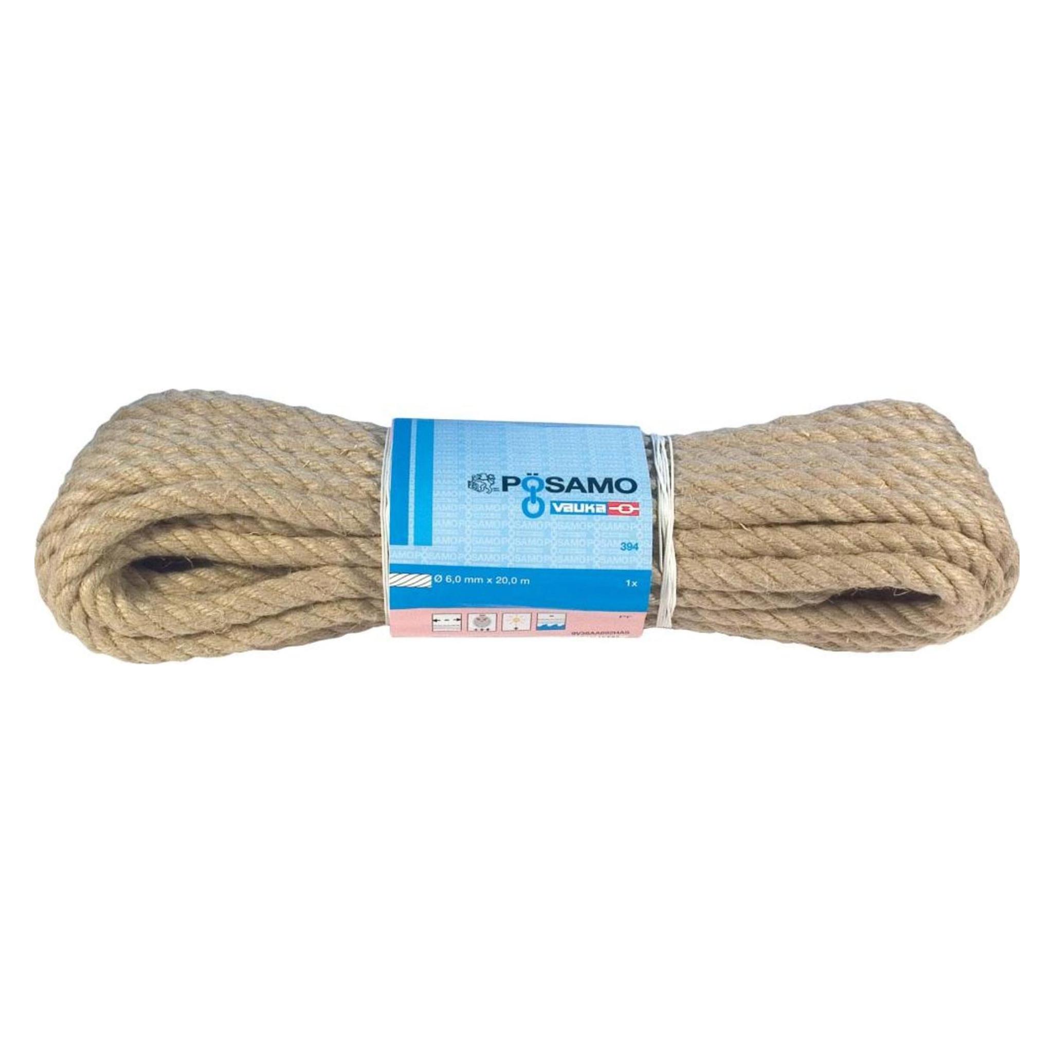 Magni Hanf-Mehrzweckleine gedr. 6,0mmx30m auf Docke (30 m) (4011645024807)