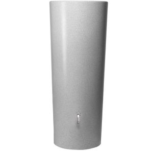 Garantia Regentonne Stone 2in1, 350 Liter, 62 x 62 x 150cm (B/T/H), silber