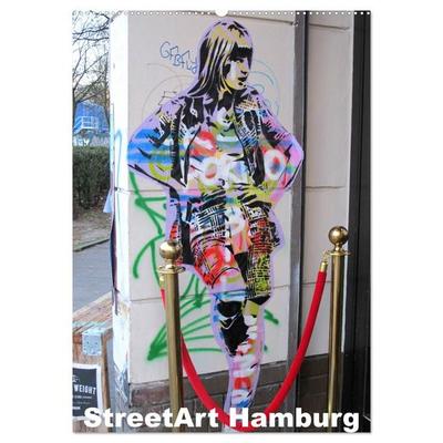 Hamburg StreetArt (Wandkalender 2027 DIN A2 hoch), CALVENDO Monatskalender