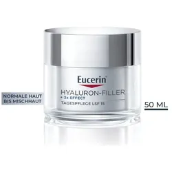 Eucerin Hyaluron-Filler + 3x Effect Tagespflege LSF 15 Normale/Mischhaut
