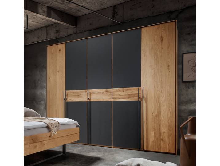 Kleiderschrank Bolzeno 5-1 mit Glastüren oder Holztüren – 3%-Vorkasse-Rabatt