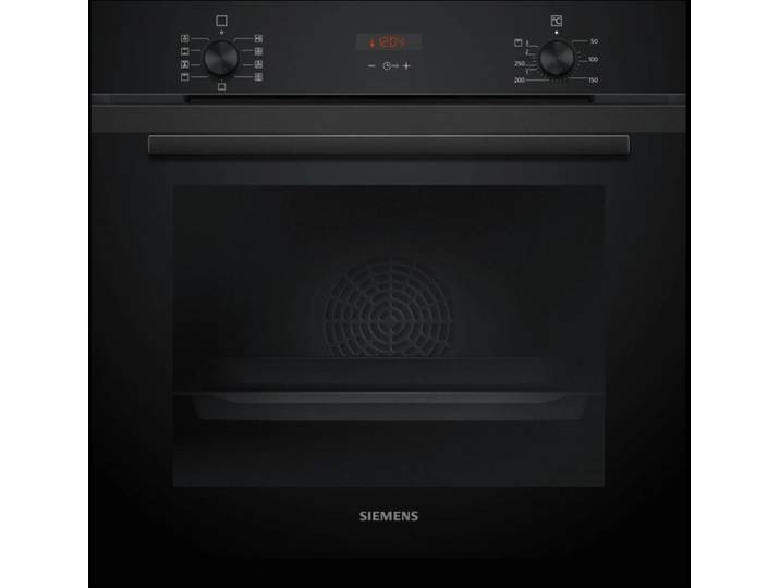 SIEMENS Backofen 60 cm 1-fach Teleskopauszug 3D-Heißluft HB234AEB3, mit 1-fach Teilauszug