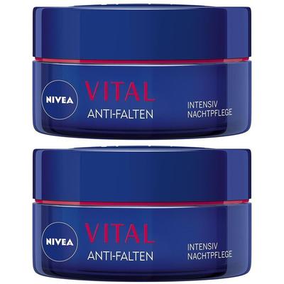 Nivea Visage Vital aufbauende Nachtpflege 2x 2x50 ml Nachtcreme