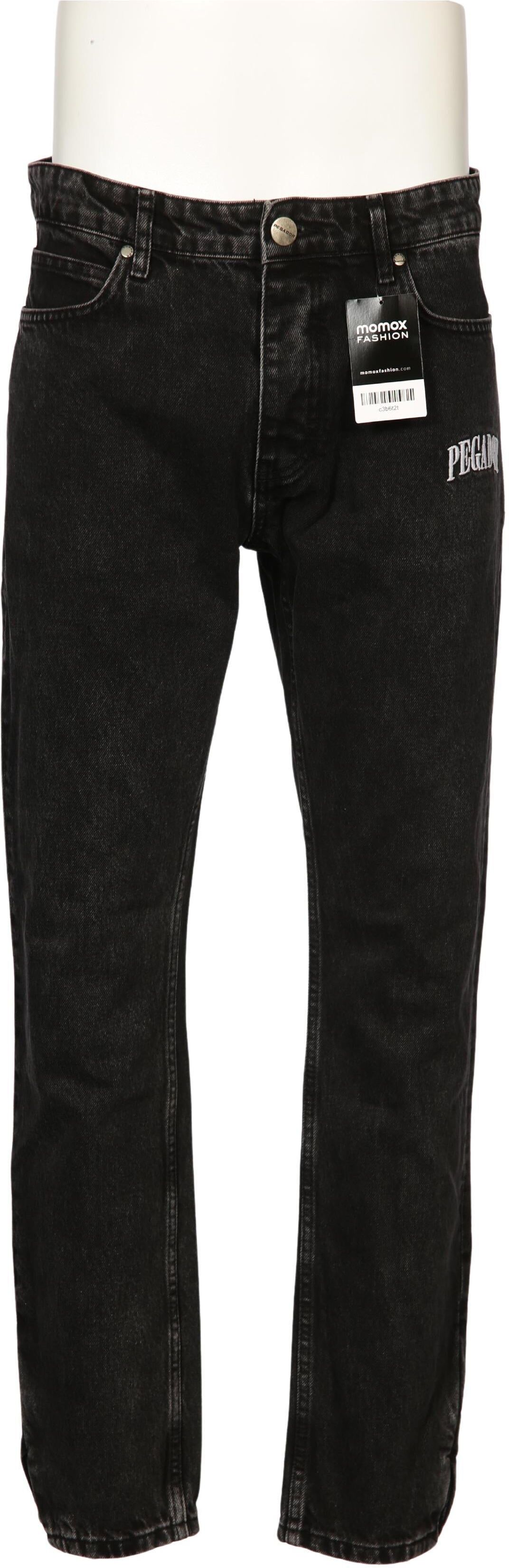 Pegador Herren Jeans, Schwarz, Gr. W32, Baumwolle - Second Hand