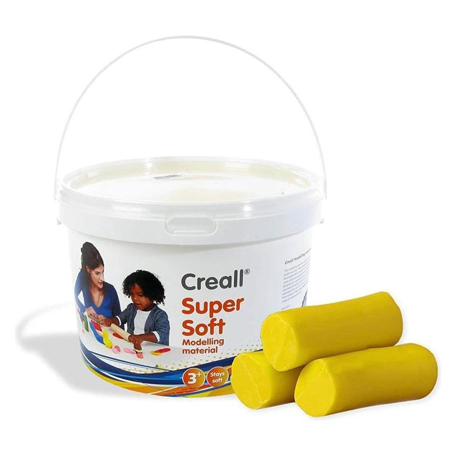 Creall Supersoft klei Geel, 1750gr. (19768937)