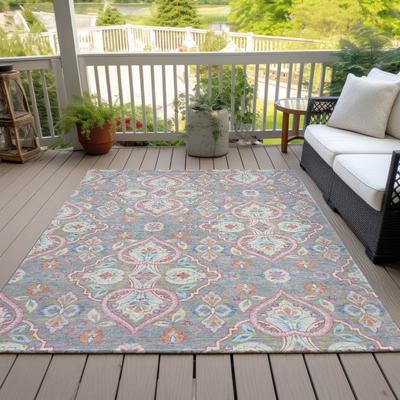 Addison Rugs Machine Washable Indoor/Outdoor Traditional Spades Chantille Rug