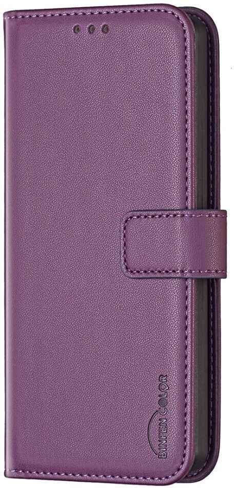 INCOVER Realme Note 60 / 60x (4G) / C63 (4G) / C61 (4G) Kunstlæder Flip Cover m. Ståfunktion & Kortholder - Lilla