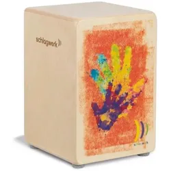 Schlagwerk CP402 High Five Kids Cajon (Cajon), Perkussion, Braun