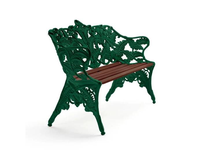 Byarums bruk Classic Sofa Mahagoni geölt, grünes Gestell