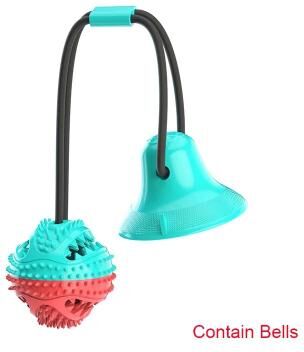 Uplift Treasures Interactive Suction Cup Dog Chew Ball round B m