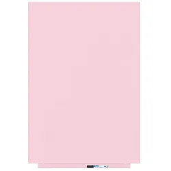 Rocada, Whiteboard Magnetisch Rahmenlos, 75x115 cm, Magnettafel Wandmagnettafel, Pink Lackiert, Mit Stiftablage und trocken Abwischbar - RAL Farbe 490