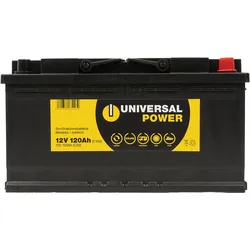 Universal Power UPA12-120 Solar Batterie Wohnmobilbatterie 12V 120Ah (C100) zyklenfest