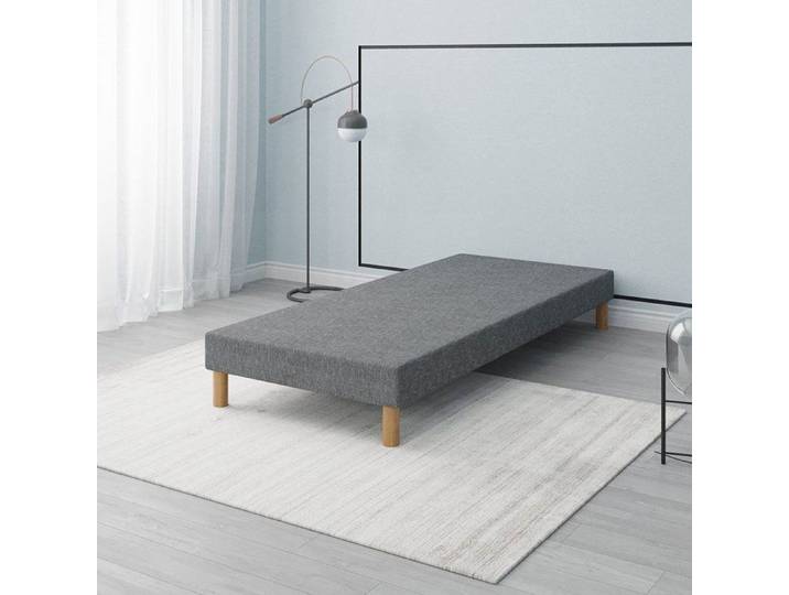 Sommier Tapissier FIRST Gris 120x190 cm