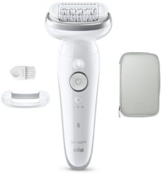 Braun Silk-épil 9 9-011 depiladora com cabeça totalmente flexível para depilação a seco e a molhado 1 un.. Silk-épil 9 9-011