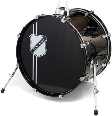 "Millenium Focus 20""x16"" Bass Drum Black Noir"