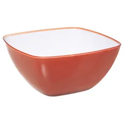 FIVE - Quadratische Salatschüssel Farbe Rot 19 x 19 x 9 cm