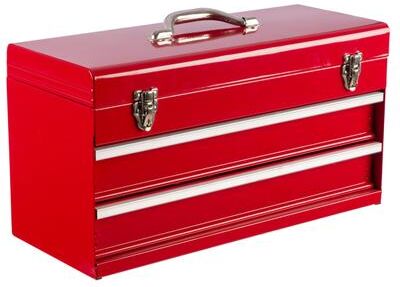 Kings County Tools Metal Tool Box with Drawers, Portable Steel Storage Chest