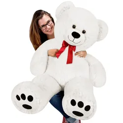 Casaria großer Teddybär XL weiss