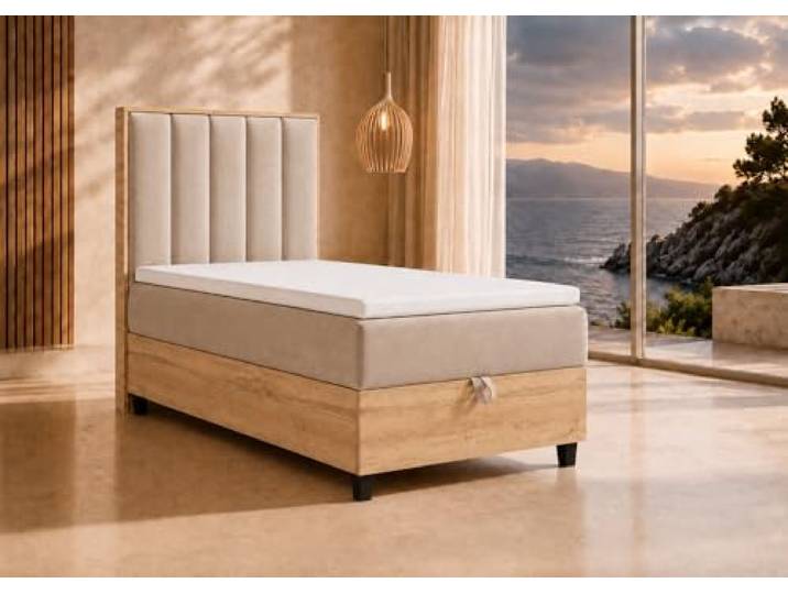 Best For Home Boxspringbett Trinity K10 80x200 Einzelbett mit Bettkasten