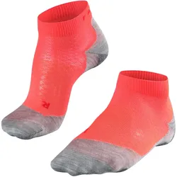 FALKE RU5 Lightweight Laufsocken Short Damen neon red 41-42