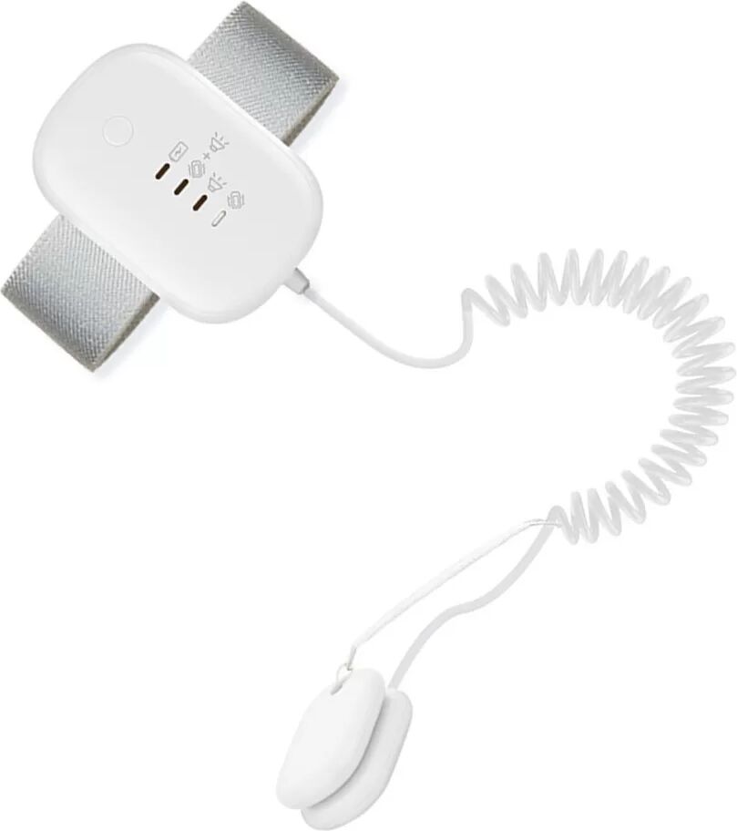 INF Bettnässer-Alarm - Kabelgebundener Magnetischer Clip für Erwachsene und Kinder Weiß