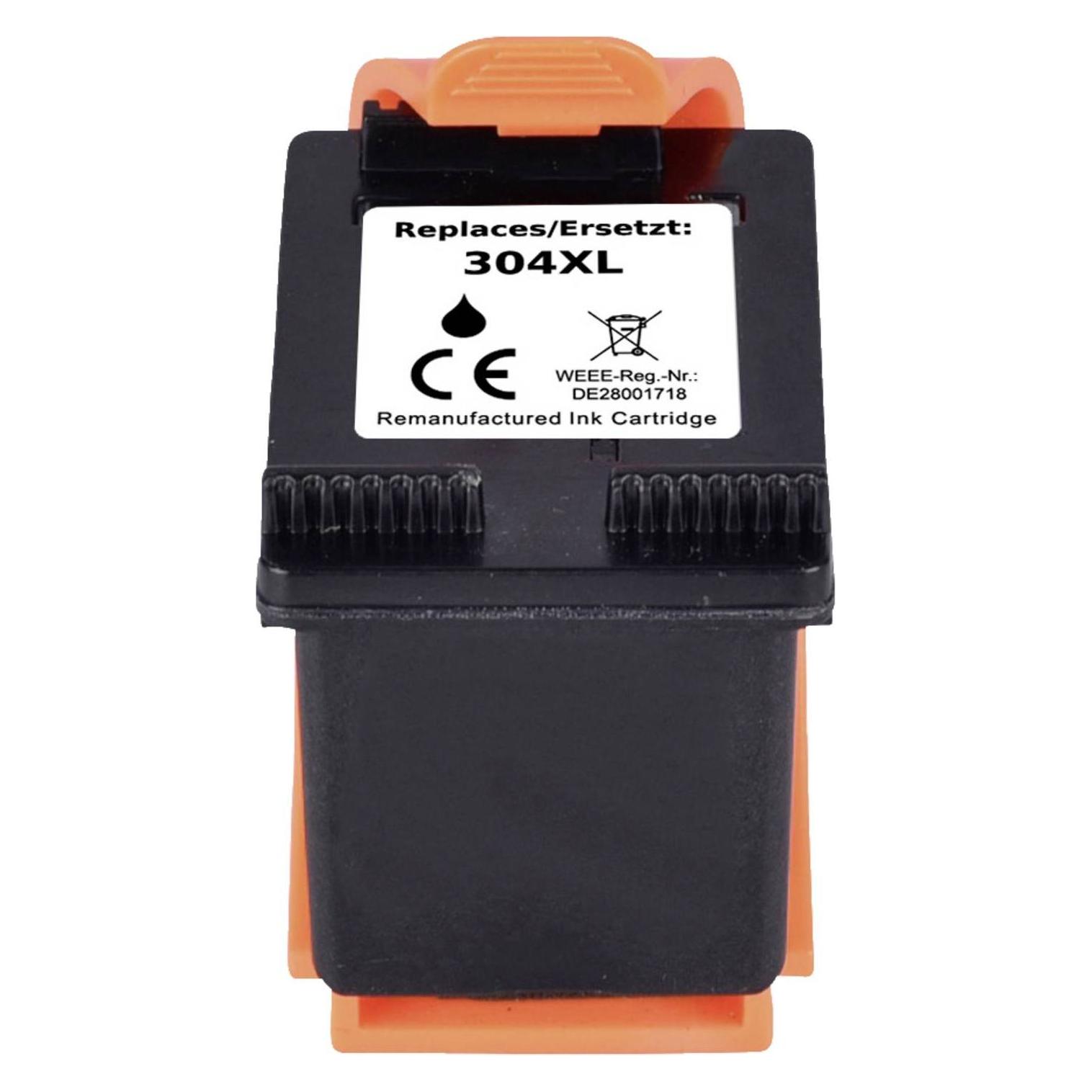 Renkforce Tinte ersetzt HP 304 XL (N9K08AE) Kompatibel Schwarz RF-I-HP304XLBK R (BK) (RF-5655892)
