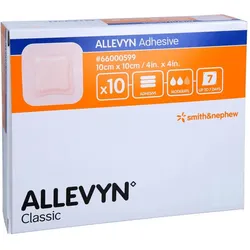 Allevyn Adhesive 10x10 cm haftende Wundauflage