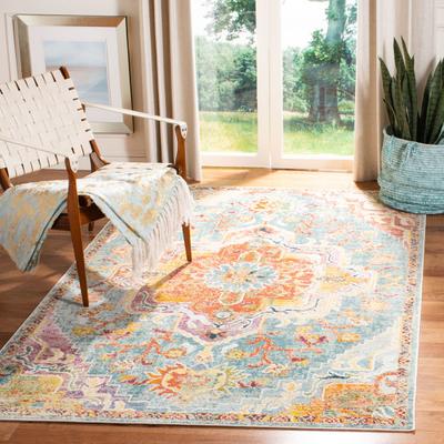 SAFAVIEH Crystal Floretta Vintage Boho Medallion Rug