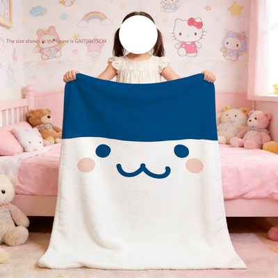 Shop Station Tamagotchi Blanket Soft Anime Throw Blanket For Bed, Sofa & Cozy Home Decor white 29.53 39.37 In
